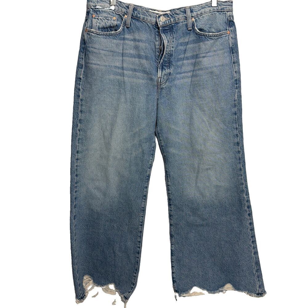 MOTHER The Tomcat Roller Chew Wide Jean Look Before You Leap Wash 34